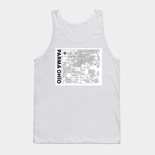 Parma Ohio Map Tank Top